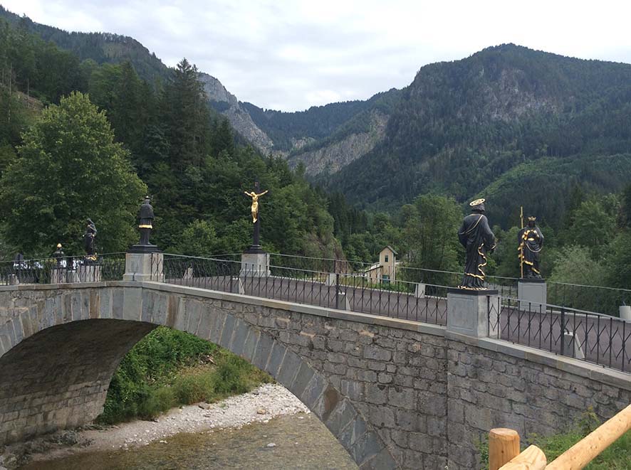 Nepomuk Töpperbrücke Lunz am See